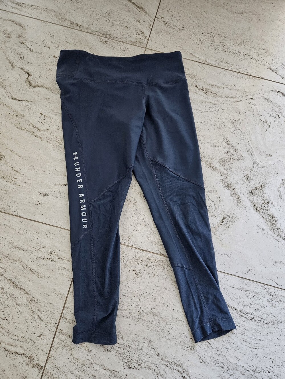 Under Armour HeatGear Compression Leggings Navy Blue